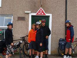 The group outside Ullapool YH