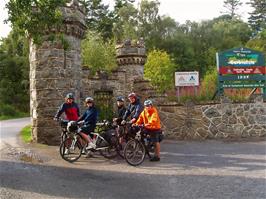 Entrance to Carbisdale Castle YH