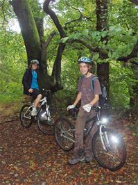 Jack and Ash on the Lower Hembury Track - new photo for 2024