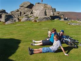 Glorious weather at Bonehill Rocks