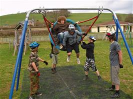 New play equipment keeps everyone amused in Saverton park