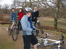 The group on Hembury Fort