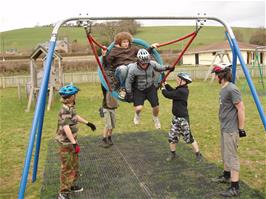 New play equipment keeps everyone amused in Saverton park