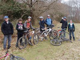 A clearing in Hembury Woods