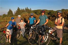 The group on the moor near Lud Gate