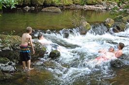 Summer river fun at Hembury