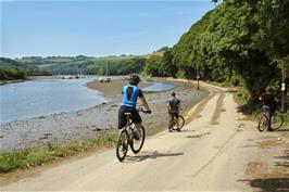 Heading off along the tidal road