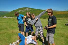 The group at Bonehill, near Widecombe