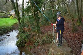 Callum considers the possibilities before having a go