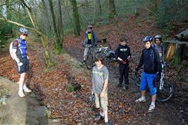 The group on the Belford Mill track