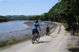 Heading off along the tidal road