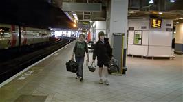 Changing trains at Birmingham New Street