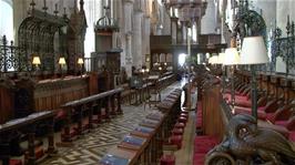 Inside Christ Church Cathedral, Oxford