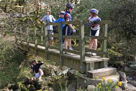 The footbridge at Chalk Ford