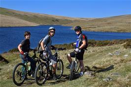 Callum, Jack and Ash by the Avon Reservoir