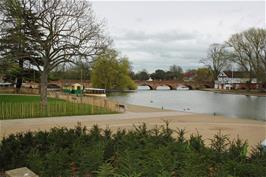 The River Avon from the RSC in Stratford-upon-Avon