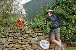 Callum O'Brien at Harold's Farm, Ilmington