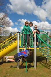 The group at South Brent Play Park