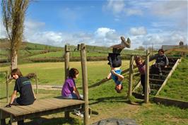 Jack, Will, Ash, George and Lawrence at Broadhempston Park