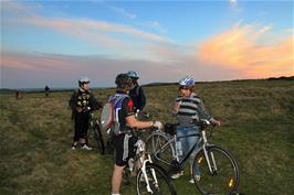 The group on Skerraton Down