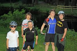 George, Will, John, Ash and Callum at River Dart Country Park