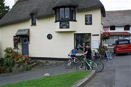 Leaving the Primrose Café, Lustleigh