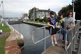 The Exeter Ship Canal at Turf Lock