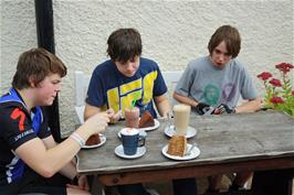 Welcome refreshments at the Welcome Café, Exeter