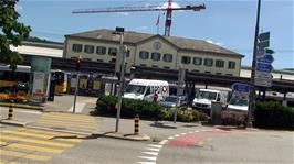 Olten rail station, after taking the train from Basel