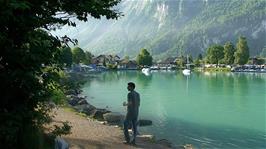 Lake Brienz from the Youth Hostel gardens