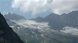 View to the Handegg Alps from Haaggen Tunnel path