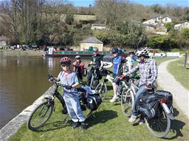 The group near Dundas Aqueduct, Monkton Combe