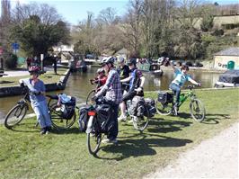 The group near Dundas Aqueduct, Monkton Combe