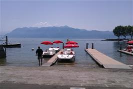 Lake Geneva from Place du Vieux-Port, Ouchy