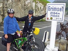 Lawrence and Ash on the Eastern side of Grimsel Pass