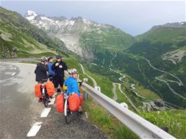 Magnificent views from Grimsel Pass Overlook