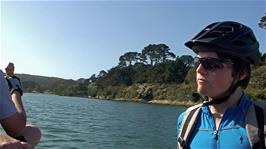 Heading towards Helford Village on the Helford Passage Passenger Ferry