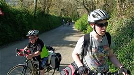 Approaching Manaccan, 20.3 miles into the ride