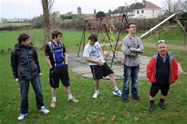 The group at Broadhempston play park