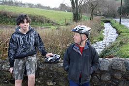 Lawrence and John at Michelcombe