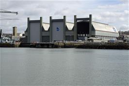 View to Devonport Dockyards from the Torpoint ferry