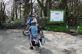 Arriving at the Monkey Sanctuary, between Seaton and Looe