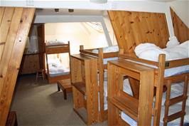 Our attic dormitory at Golant Youth Hostel