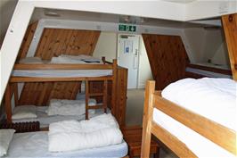 Our attic dormitory at Golant Youth Hostel