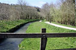 The cycle path to Mevagissey near Tregorrick