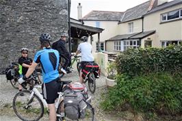 Ready to leave Boswinger Youth Hostel