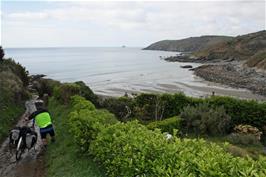 The end of the track at Portholland