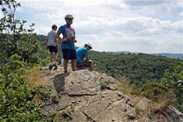 A short stop just off the path to admire the stunning views across the Teign Valley - new photo for 2024