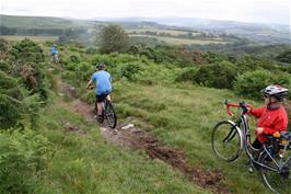 Taking the bridleway down to Chalk Ford