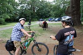 Preparing to leave Sailsbury Youth Hostel